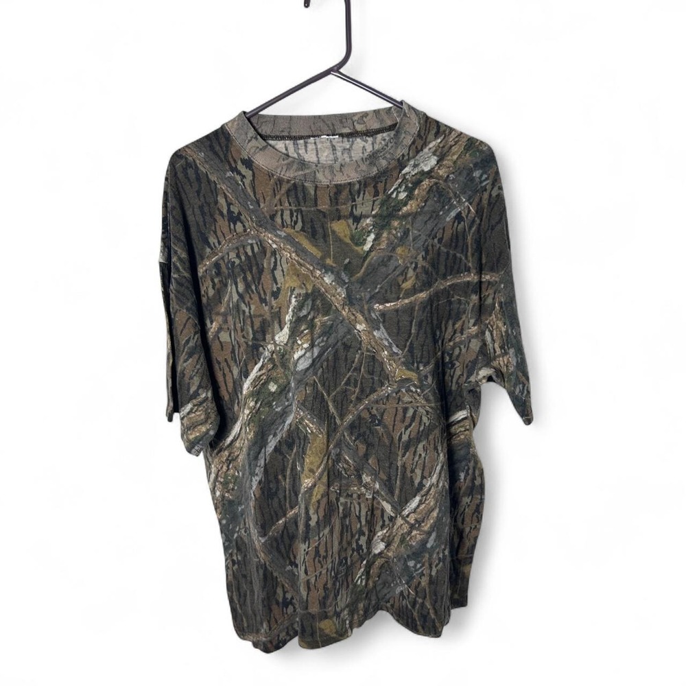 Mossy Oak Shadow Branch Shirt Men's Tree Camo Outdoors Hunting